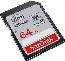 Карта памяти SanDisk SDXC 64GB Ultra Class 10 UHS-I U1 (SDSDUN4-064G-GN6IN) - миниатюра 2