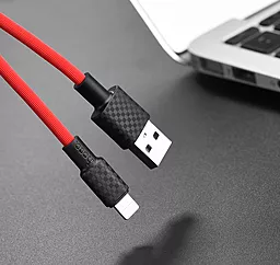 Кабель Hoco X29 Superior Style USB-A - Lightning 10w 1м cable Red - мініатюра 4