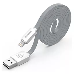 Кабель USB Baseus Lightning String flat White / Silver - миниатюра 2