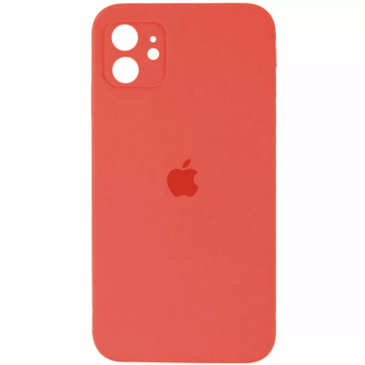 Чохол Silicone Case Full Camera для Apple iPhone 12  Peach - фото 1