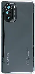 Задняя крышка корпуса Xiaomi Mi 11i / Redmi K40 Pro (64MP) со стеклом камеры Cosmic Black - фото Задняя крышка корпуса Xiaomi Mi 11i / Redmi K40 Pro (64MP) со стеклом камеры Cosmic Black