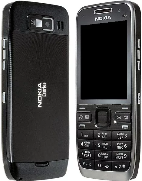 Корпус для Nokia E52 з клавіатурою Black - фото 1