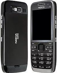 Корпус Nokia E52 с клавиатурой Black - фото Корпус Nokia E52 с клавиатурой Black