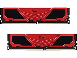 Оперативная память Team DDR4 16GB (2x8GB) 2400Mhz Elite Plus Red (TPRD416G2400HC16DC01)