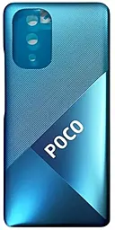 Задняя крышка корпуса Xiaomi Poco F3 с логотипом "Poco" Deep Ocean Blue - фото Задняя крышка корпуса Xiaomi Poco F3 с логотипом "Poco" Deep Ocean Blue