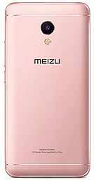 Задня кришка корпусу Meizu M5S зі склом камери Pink