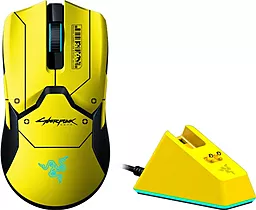 Комп'ютерна мишка Razer Viper Ultimate Wireless & Mouse Dock Cyberpunk (RZ01-03050500-R3M1) Yellow