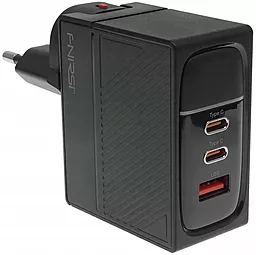 Сетевое зарядное устройство FNIRSI 100w GaN PD/QC 2xUSB-C/USB-A ports fast charger black