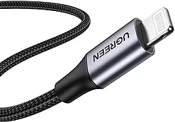 Кабель Ugreen US304 MFI USB Type-C - Lightning 36w 3a 1м PD сable Black (60759) - миниатюра 4 Кабель Ugreen US304 MFI USB Type-C - Lightning 36w 3a 1м PD сable Black (60759) - миниатюра 4