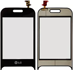 Сенсор (тачскрин) LG Cookie T320, Cookie T325 Black - фото Сенсор (тачскрин) LG Cookie T320, Cookie T325 Black