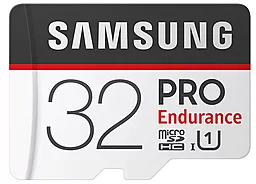 Карта пам'яті Samsung microSDHC 32GB Pro Endurance Class 10 UHS-I U1 + SD-адаптер (MB-MJ32GA/APC) - мініатюра 2
