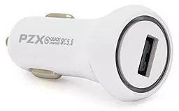 Автомобільний зарядний пристрій PZX C918Q USB-A QC White