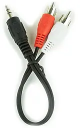 Аудио кабель Cablexpert Aux mini Jack 3.5 mm - 2хRCA M/M Cable 1.5 м black (CCA-458) - миниатюра 4 Аудио кабель Cablexpert Aux mini Jack 3.5 mm - 2хRCA M/M Cable 1.5 м black (CCA-458) - миниатюра 4