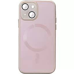 Чохол Epik TPU+Glass Sapphire Midnight with MagSafe для Apple iPhone 14 Pink Sand