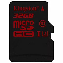 Карта пам'яті Kingston microSDHC 32GB Class 10 UHS-I U3 (SDCA3/32GBSP) - мініатюра 2