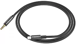 Аудіо кабель Hoco UPA19 Aux mini Jack 3.5 mm - Lightning M/M Cable 2 м black - мініатюра 3