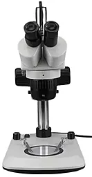 Микроскоп AmScope бинокулярный SW-2B13-6WB-V331 со светодиодной подсветкой и дискретной регулировкой кратности до 30Х - миниатюра 2
