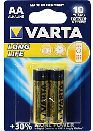 Батарейки Varta AA (LR6) Longlife 2шт