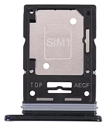 Держатель (лоток) Сим карты Samsung Galaxy A53 5G A536 Dual SIM и карты памяти Black
