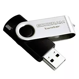Флешка GooDRam GoodDriveTwister 32Gb (PD32GH2GRTSKR9) Black - фото Флешка GooDRam GoodDriveTwister 32Gb (PD32GH2GRTSKR9) Black