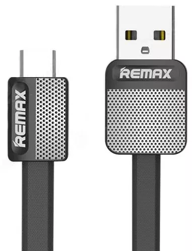 Кабель Remax RC-044a Platinum USB-A - Type-C 12w 2.4a 1м cable Black - фото 1