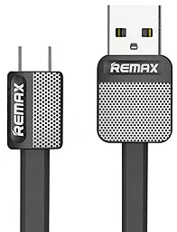 Кабель Remax RC-044a Platinum USB-A - Type-C 12w 2.4a 1м cable Black - фото Кабель Remax RC-044a Platinum USB-A - Type-C 12w 2.4a 1м cable Black