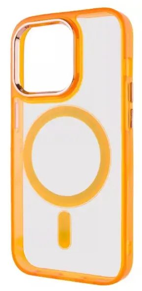 Чехол Epik Iris with MagSafe для Apple iPhone 13 Pro Orange - фото 3
