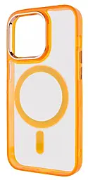 Чехол Epik Iris with MagSafe для Apple iPhone 13 Pro Orange - миниатюра 3 Чехол Epik Iris with MagSafe для Apple iPhone 13 Pro Orange - миниатюра 3