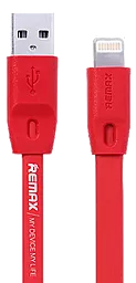 Кабель USB Remax Full Speed Lightning Cable Red (RC-001i)