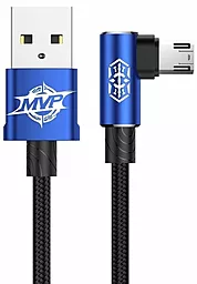 Кабель USB Baseus MVP Elbow micro USB Cable Blue (CAMMVP-A03)
