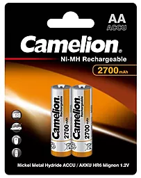 Акумулятор Camelion AA (R6) 2700mAh NiMH 2 шт 1.2 V