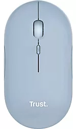 Комп'ютерна мишка Trust Puck Rechargeable Ultra-Thin BT WL Silent Blue (24126) - мініатюра 2