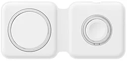 Беспроводная док-станция для iPhone MagSafe Duo Charger white - фото Беспроводная док-станция для iPhone MagSafe Duo Charger white