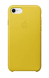 Чехол Apple Leather Case iPhone 7, iPhone 8, iPhone SE 2020 Yellow