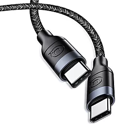 USB Кабель Usams U31 100W 5А 1.2M USB Type-C - Type-C Cable Black