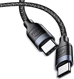 Кабель Usams U31 USB Type-C - Type-C 100w 5a 1.2м PD cable Black - фото Кабель Usams U31 USB Type-C - Type-C 100w 5a 1.2м PD cable Black