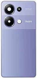 Задняя крышка корпуса Xiaomi Redmi Note 13 Pro 4G со стеклом камеры, Original Lavender Purple - фото Задняя крышка корпуса Xiaomi Redmi Note 13 Pro 4G со стеклом камеры, Original Lavender Purple