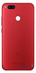 Задняя крышка корпуса Xiaomi Mi A1 / Mi5X со стеклом камеры Original Red