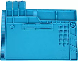 Силіконовий термостійкий килимок для пайки Aida S-170 480x320мм синій 
