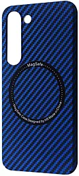 Чехол Wave Carbon Case with MagSafe для Samsung Galaxy S23 Plus Blue