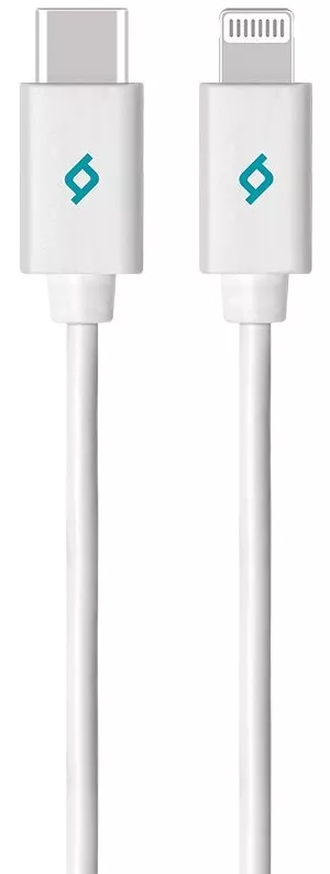 Кабель Ttec USB Type-C - Lightning 18w 3a 1.5м PD сable White (2DKM04B) - фото 1