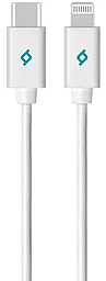 Кабель USB PD Ttec 1.5M USB Type-C - Lightning Cable White (2DKM04B)