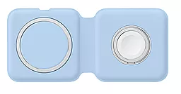 Беспроводная док-станция с быстрой QI зарядкой ColorWay 3-in-1 15w wireless charger blue (CW-CHW32Q-BL) - фото Беспроводная док-станция с быстрой QI зарядкой ColorWay 3-in-1 15w wireless charger blue (CW-CHW32Q-BL)