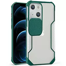 Чехол Epik Camshield matte Ease TPU со шторкой для Apple iPhone 13 (6.1")  Зеленый