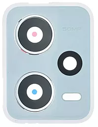 Стекло камеры Xiaomi Redmi Note 12 Pro 5G с рамкой Polar White - фото Стекло камеры Xiaomi Redmi Note 12 Pro 5G с рамкой Polar White