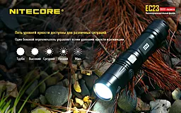 Ліхтарик Nitecore EC23 (Cree XNP35 HD E2 LED) - мініатюра 4