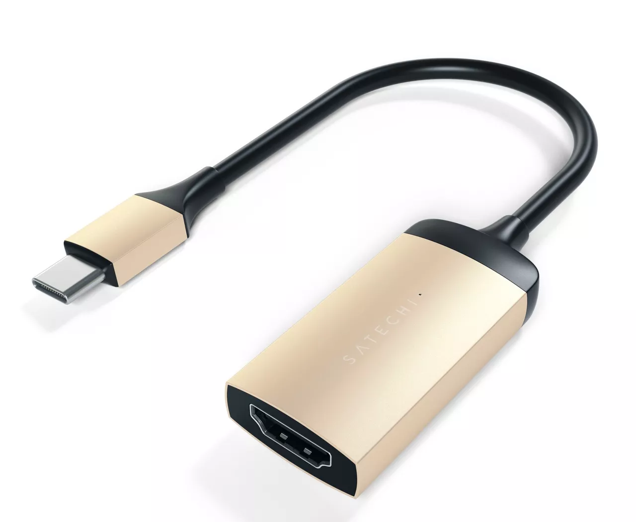 Видео переходник (адаптер) Type-C HDMI Gold (ST-TC4KHAG) Satechi - фото 1