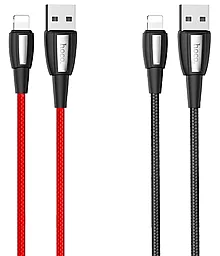 Кабель USB Hoco X39 Titan Lightning Cable Black - миниатюра 5