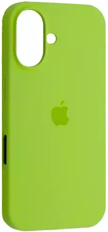 Чехол Silicone Case Full для Apple iPhone 16 Party Green - фото 1