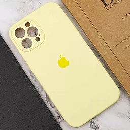 Чохол Silicone Case Full Camera Protective для Apple iPhone 12 Pro Mellow Yellow - мініатюра 3 Чохол Silicone Case Full Camera Protective для Apple iPhone 12 Pro Mellow Yellow - мініатюра 3